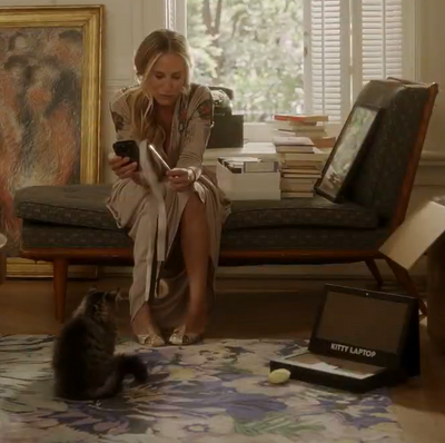 Kitty Laptop - Cat Scratchpad Laptop Toy with Catnip-filled Mouse